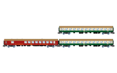 Arnold HN4436 - N - 3-tlg. Set Personenwagen D 242 Paris-Berlin-Warschau, DR, Ep. IV - Set 1